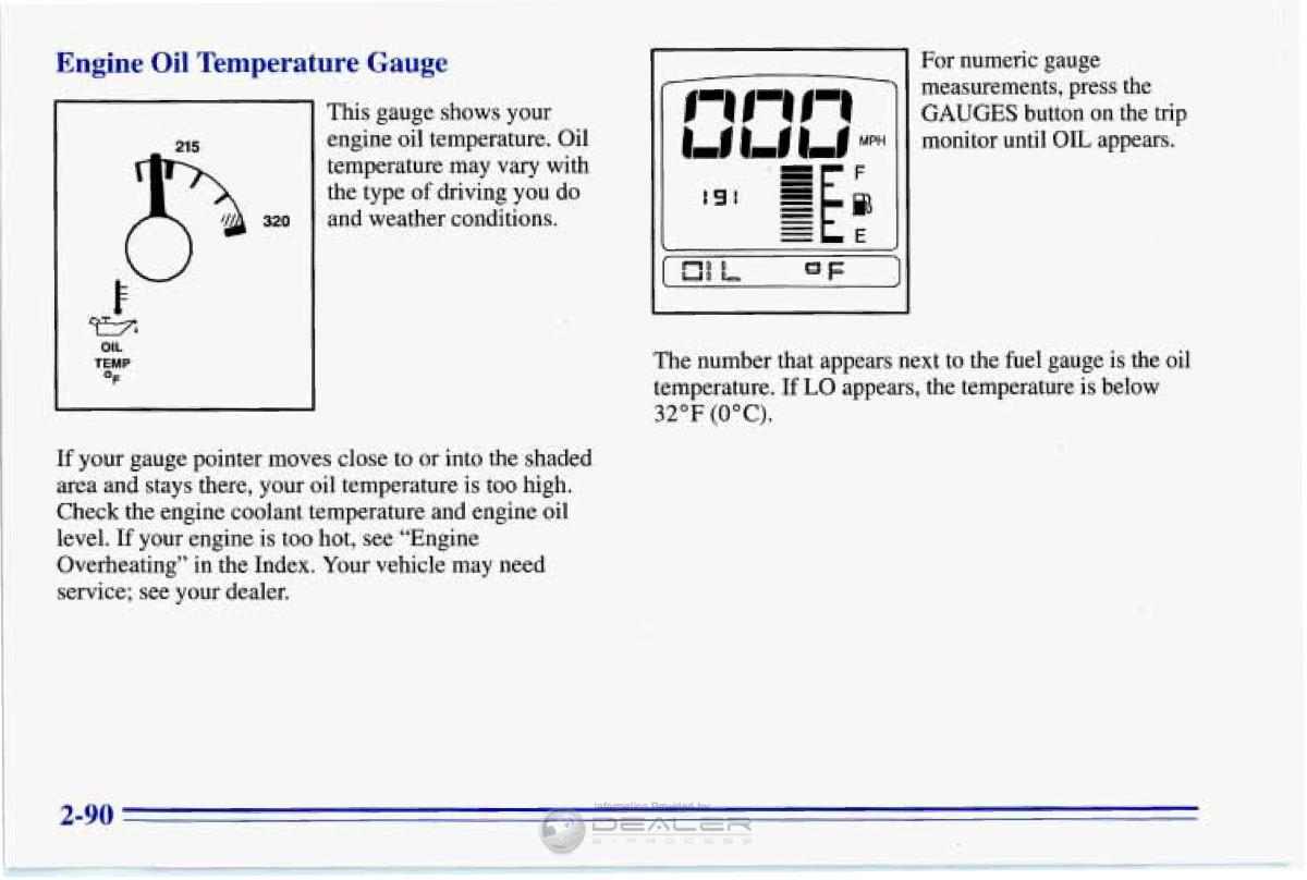 Chevrolet Corvette C4 owners manual / page 133