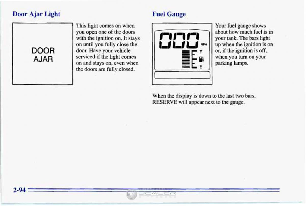 Chevrolet Corvette C4 owners manual / page 137