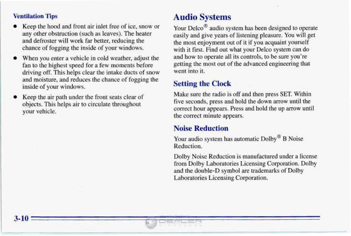 Chevrolet Corvette C4 owners manual / page 151