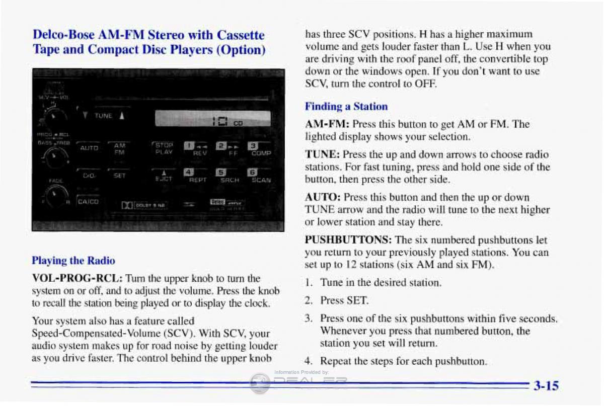 Chevrolet Corvette C4 owners manual / page 156