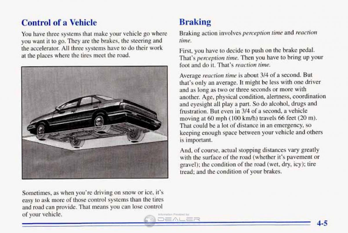 Chevrolet Corvette C4 owners manual / page 166