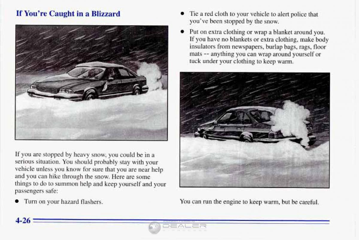 Chevrolet Corvette C4 owners manual / page 187