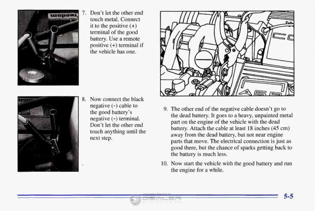 Chevrolet Corvette C4 owners manual / page 196