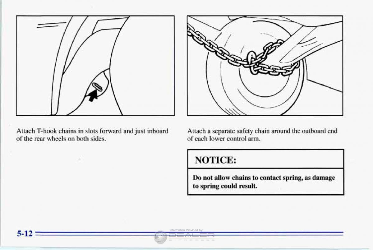 Chevrolet Corvette C4 owners manual / page 203