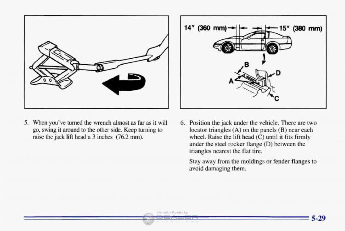 Chevrolet Corvette C4 owners manual / page 220