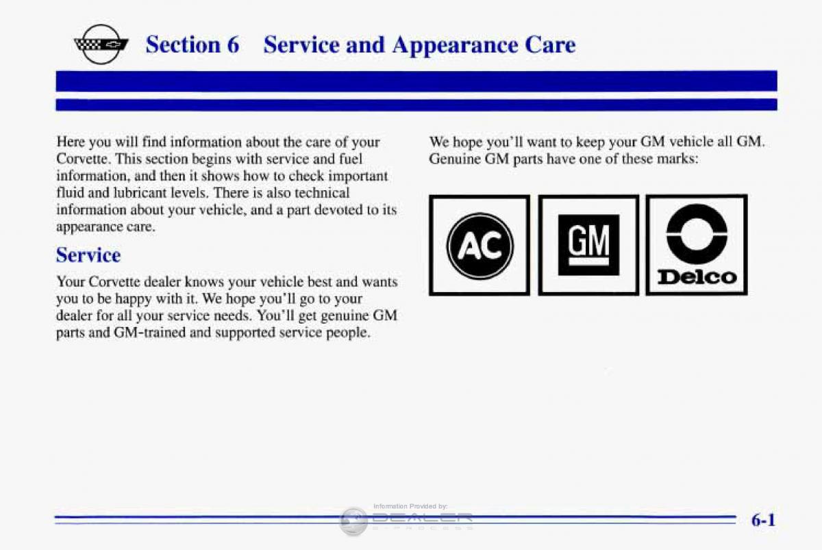 Chevrolet Corvette C4 owners manual / page 232