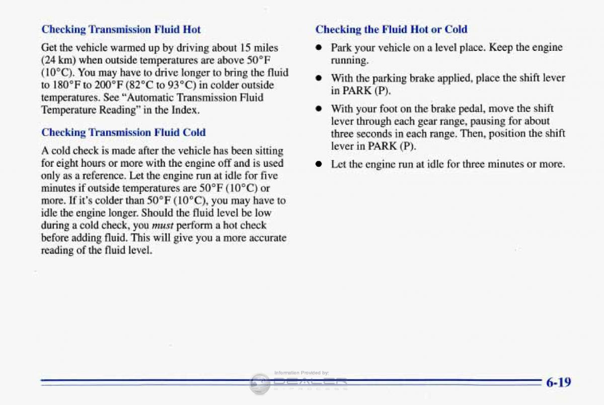 Chevrolet Corvette C4 owners manual / page 250