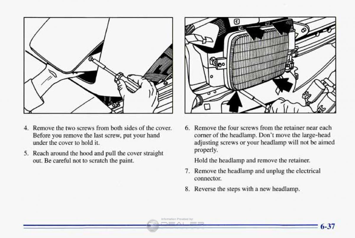 Chevrolet Corvette C4 owners manual / page 268