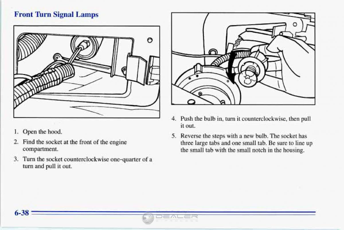 Chevrolet Corvette C4 owners manual / page 269