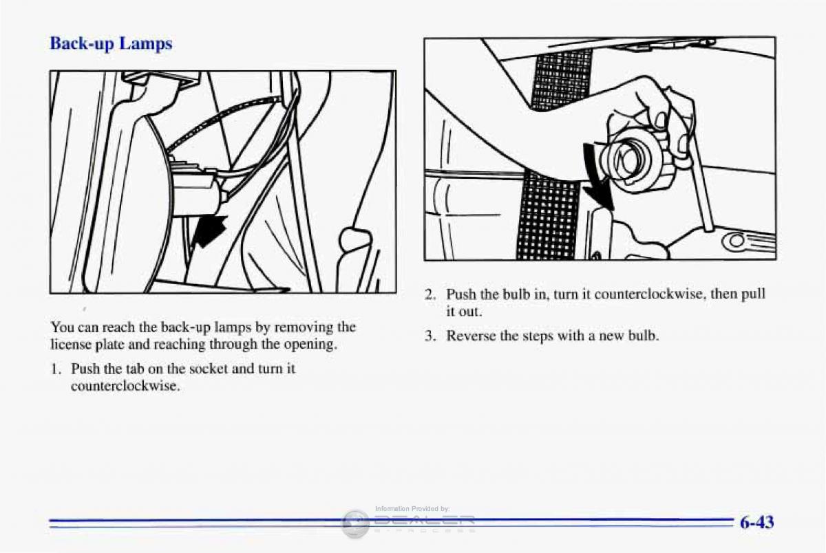 Chevrolet Corvette C4 owners manual / page 274