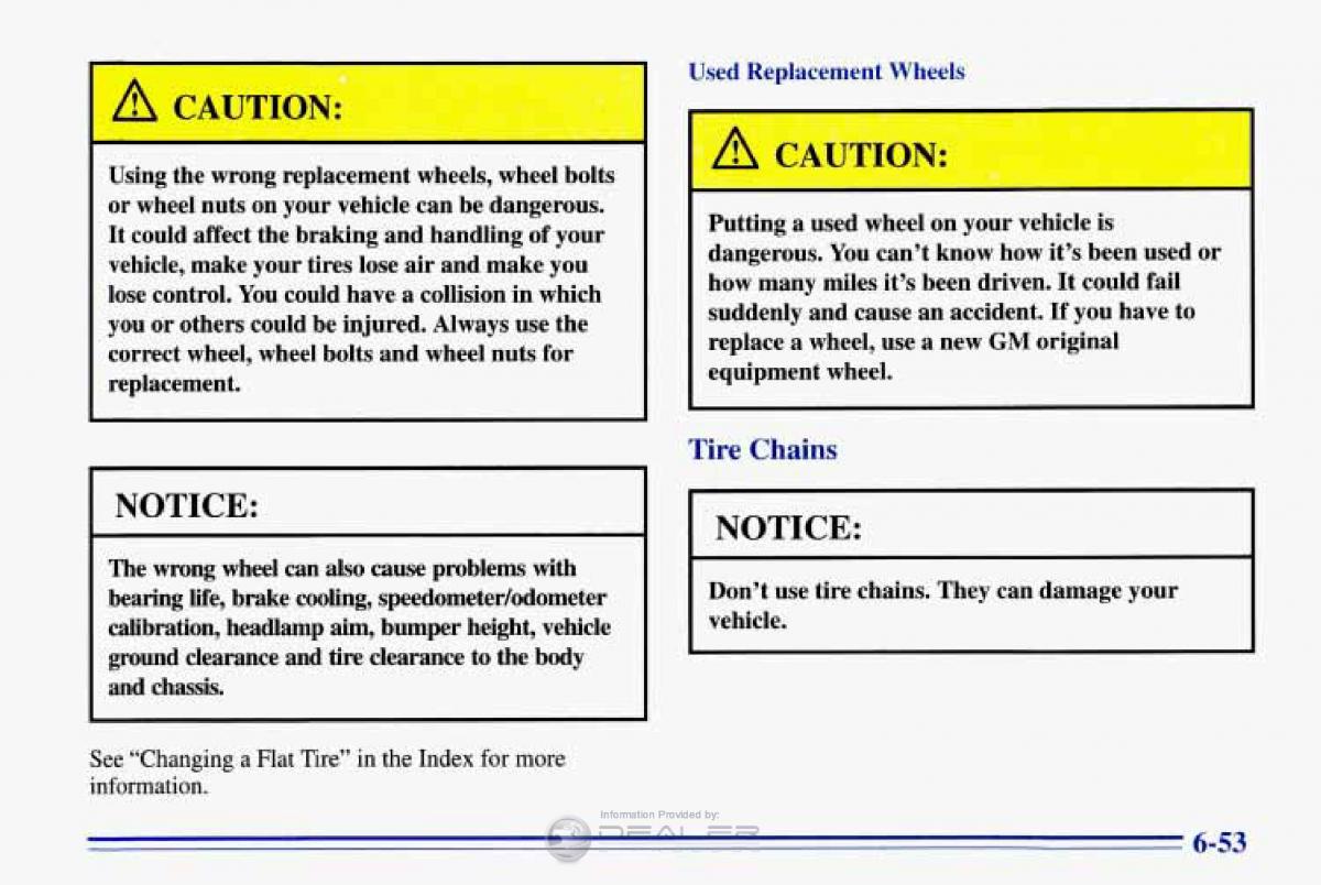 Chevrolet Corvette C4 owners manual / page 284