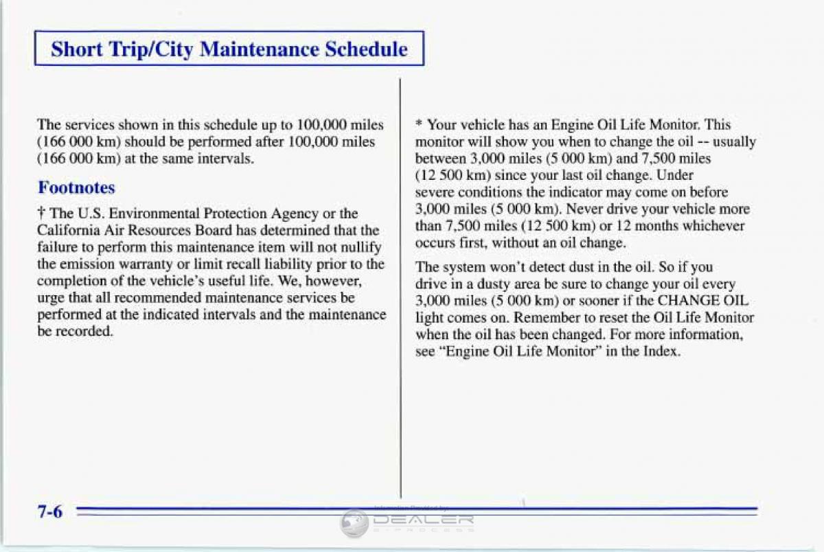 Chevrolet Corvette C4 owners manual / page 317