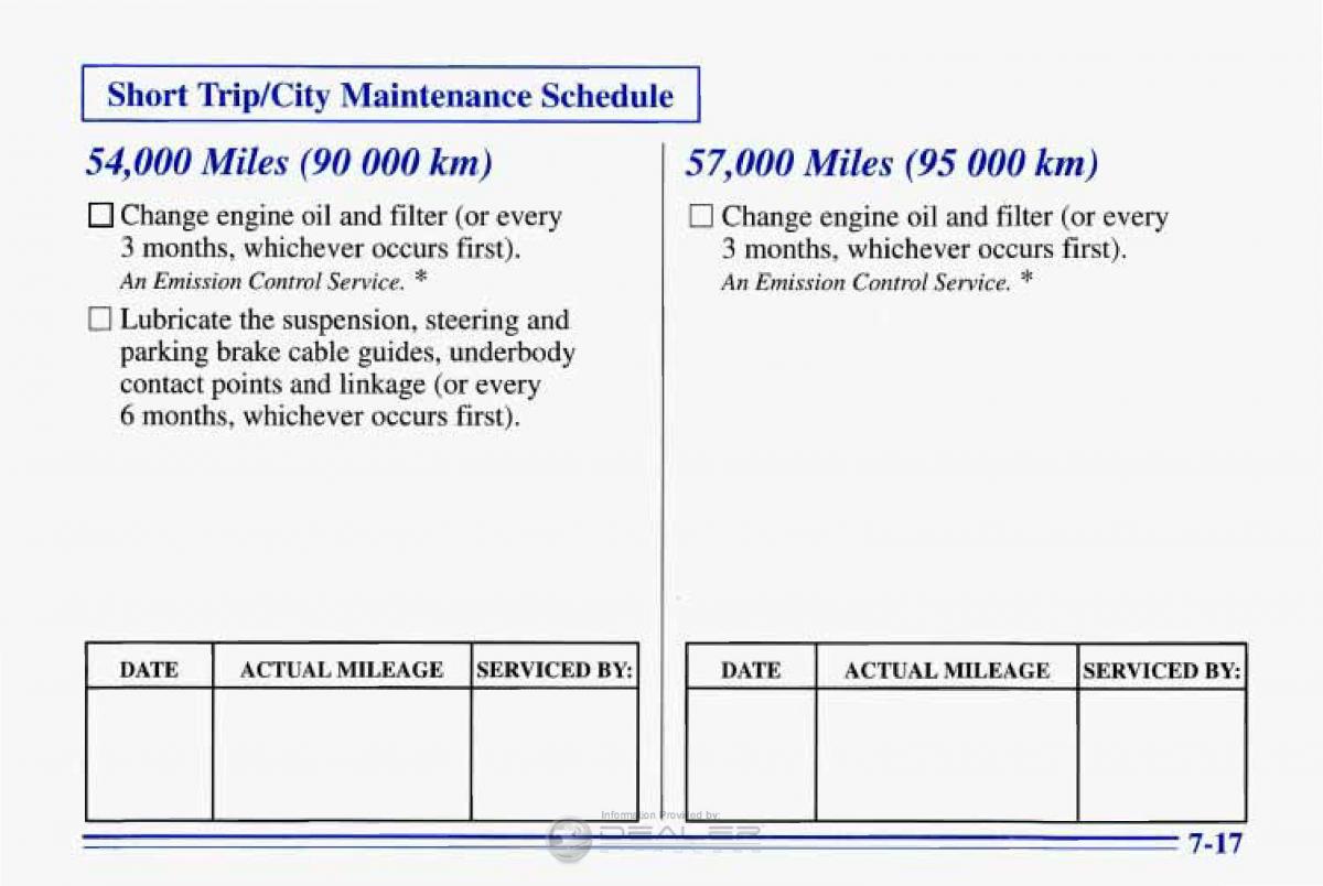 Chevrolet Corvette C4 owners manual / page 328