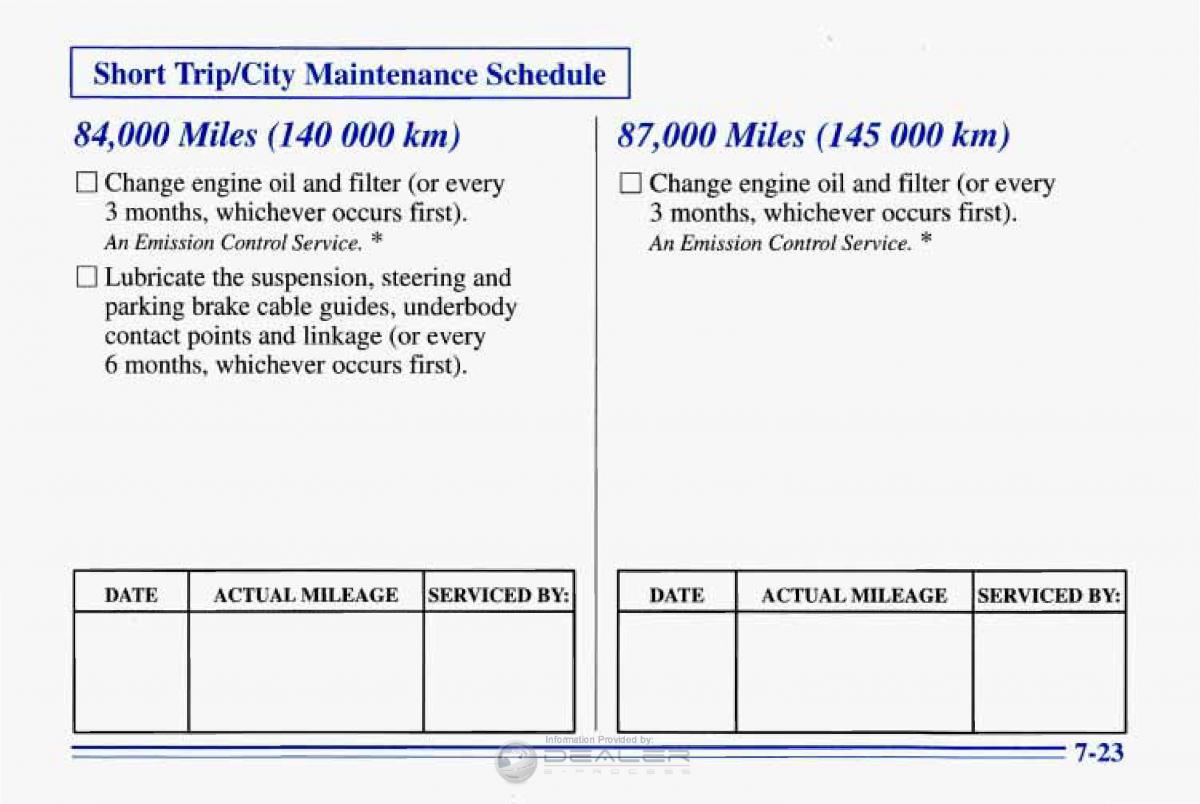 Chevrolet Corvette C4 owners manual / page 334