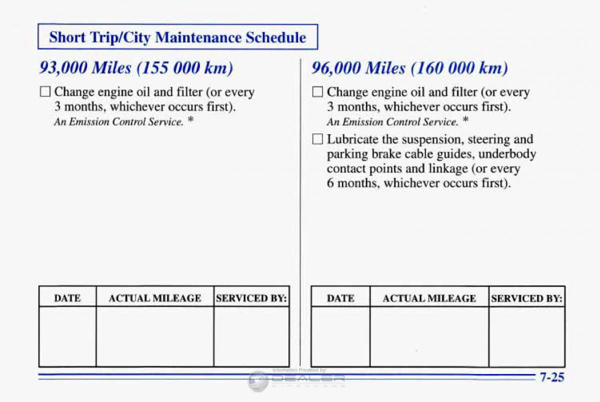 Chevrolet Corvette C4 owners manual / page 336