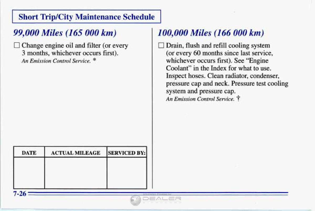 Chevrolet Corvette C4 owners manual / page 337