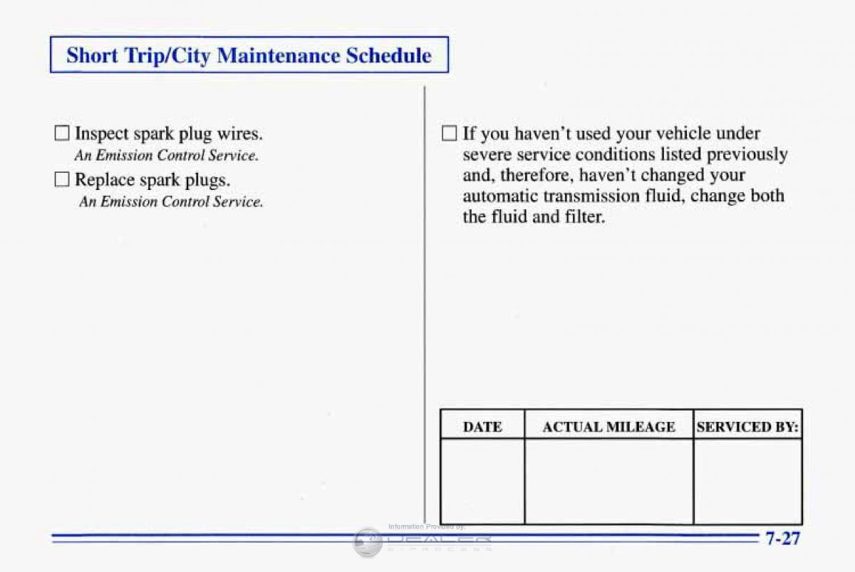 Chevrolet Corvette C4 owners manual / page 338