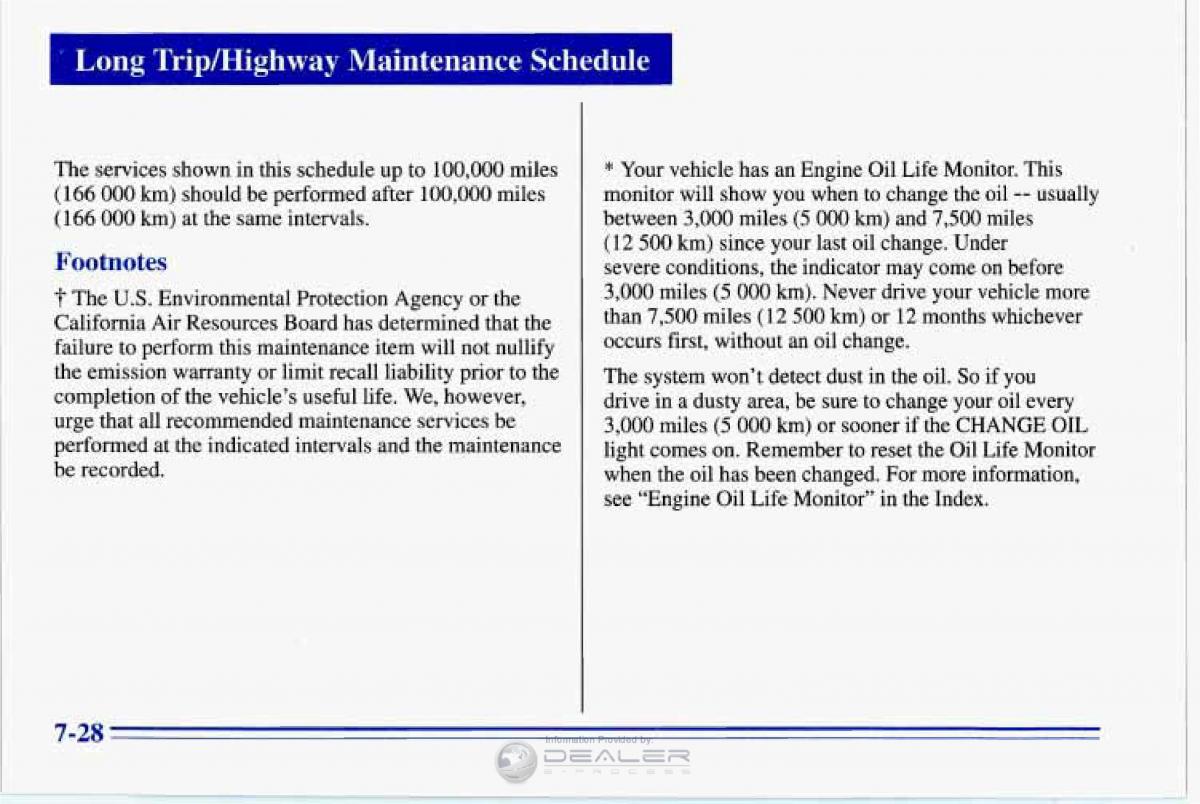 Chevrolet Corvette C4 owners manual / page 339