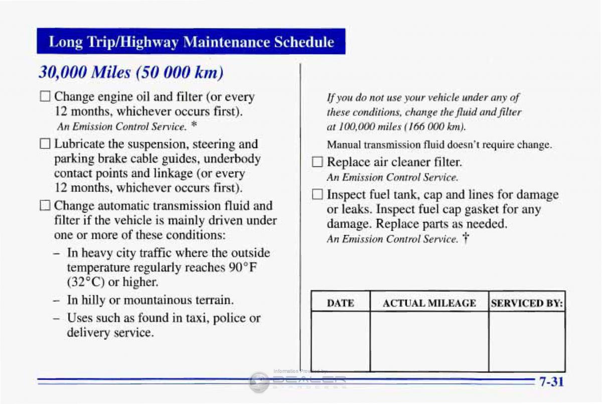 Chevrolet Corvette C4 owners manual / page 342