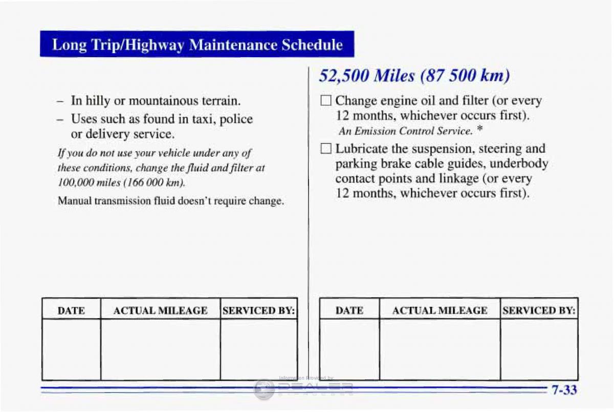 Chevrolet Corvette C4 owners manual / page 344