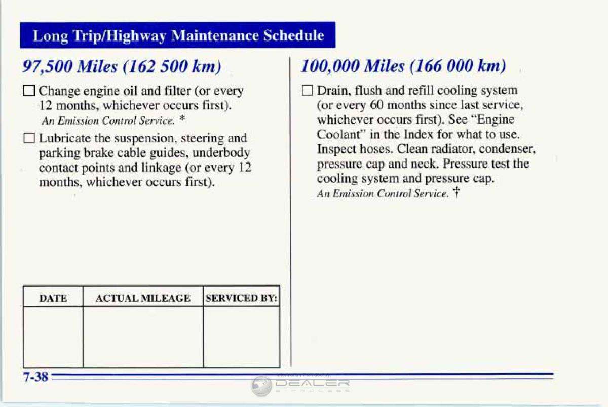 Chevrolet Corvette C4 owners manual / page 349