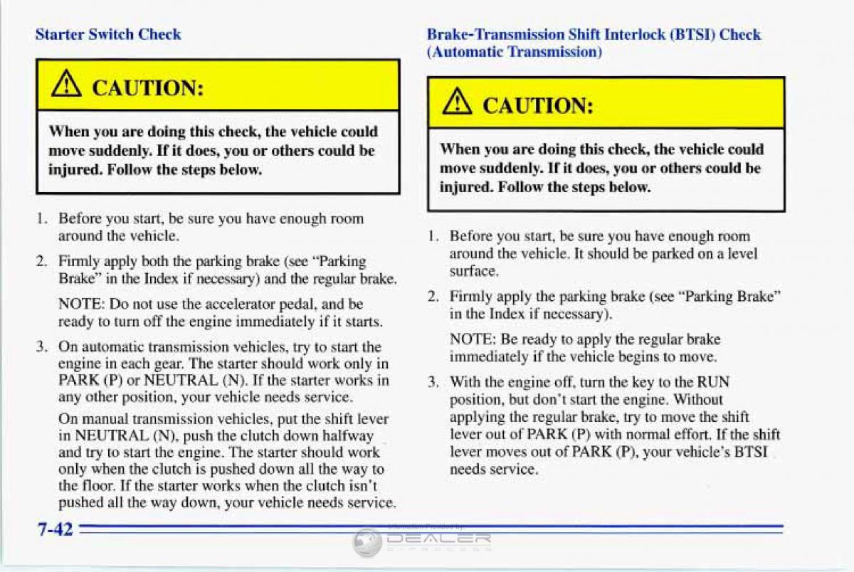 Chevrolet Corvette C4 owners manual / page 353