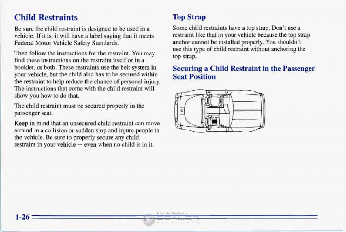 Chevrolet Corvette C4 owners manual / page 37