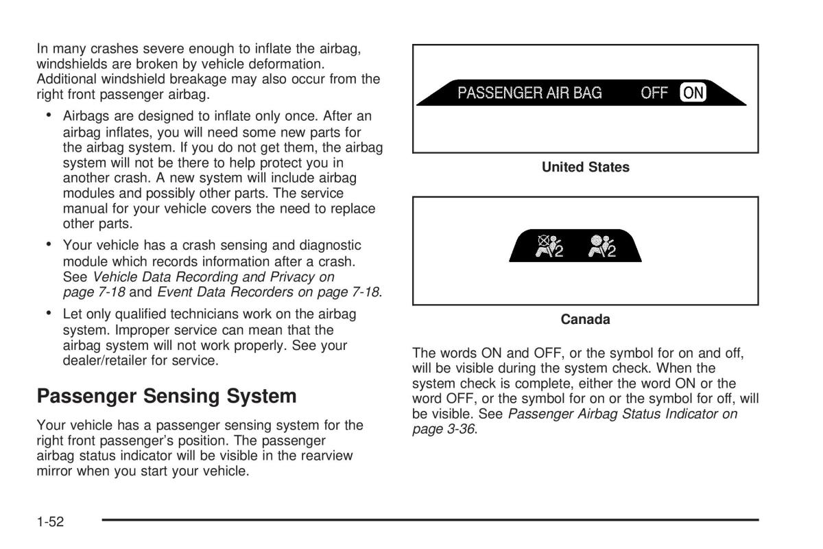 Chevrolet Corvette C5 owners manual / page 56