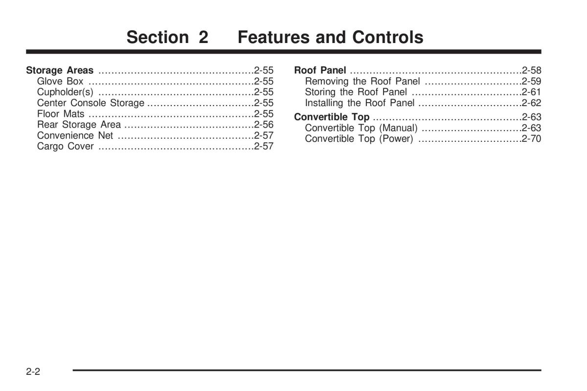 Chevrolet Corvette C5 owners manual / page 66