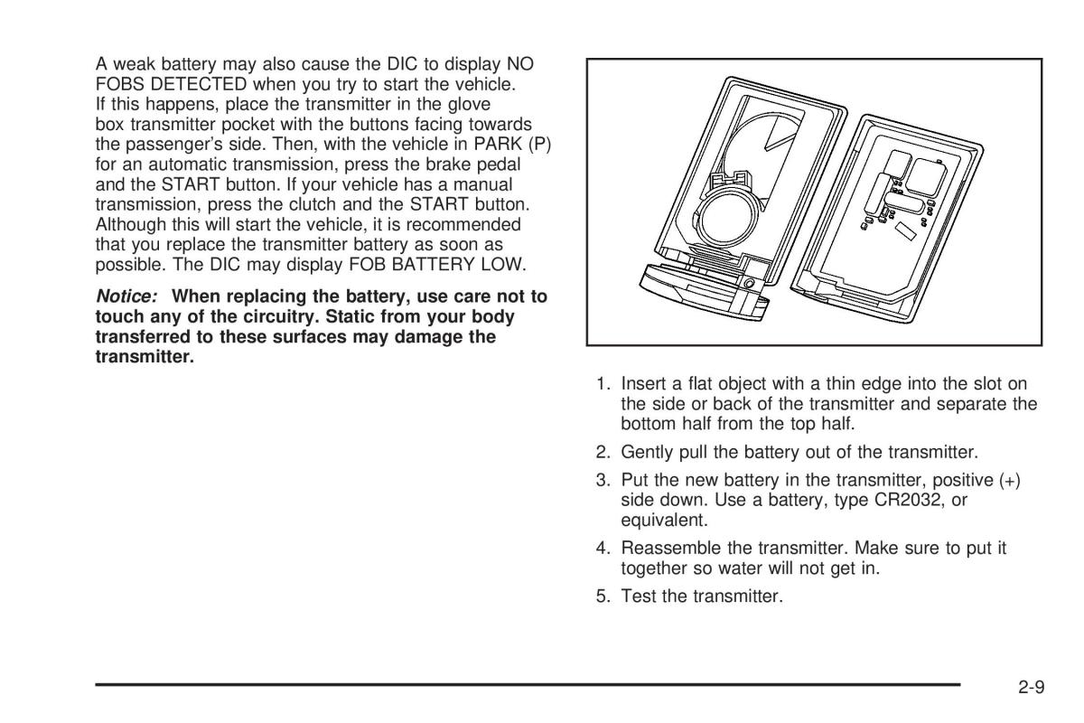 Chevrolet Corvette C5 owners manual / page 73