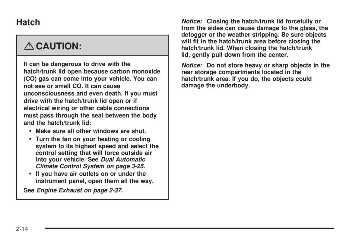 Chevrolet Corvette C5 owners manual / page 78