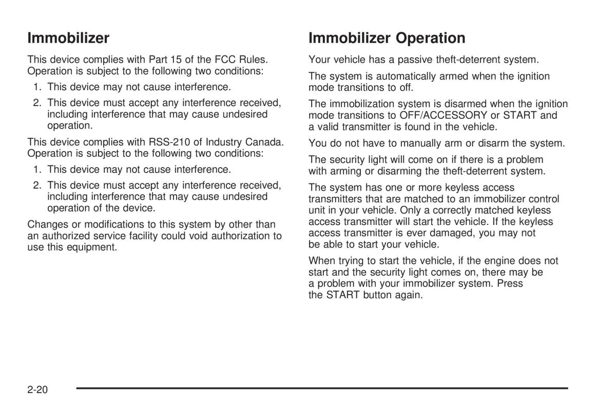 Chevrolet Corvette C5 owners manual / page 84