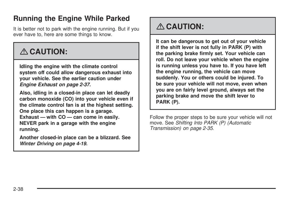 Chevrolet Corvette C5 owners manual / page 102