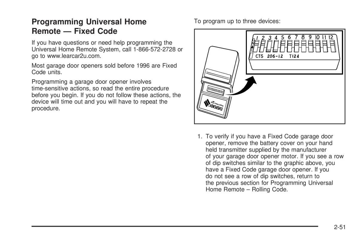 Chevrolet Corvette C5 owners manual / page 115