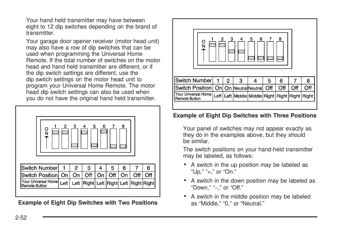 Chevrolet Corvette C5 owners manual / page 116