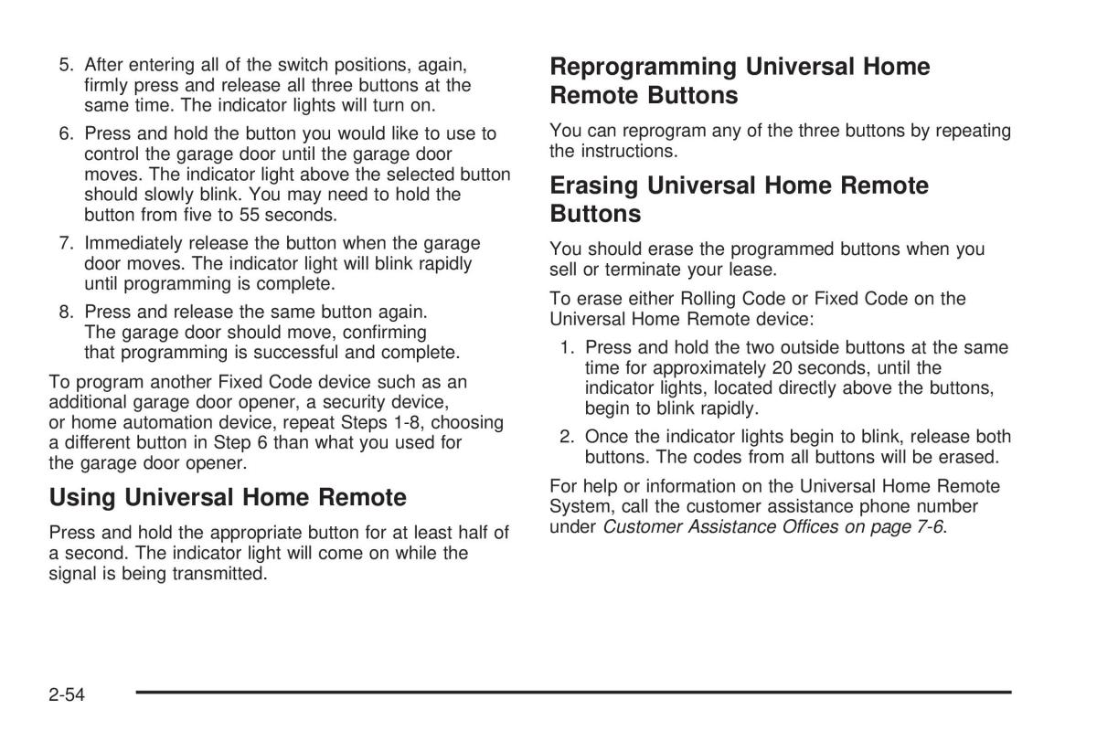 Chevrolet Corvette C5 owners manual / page 118