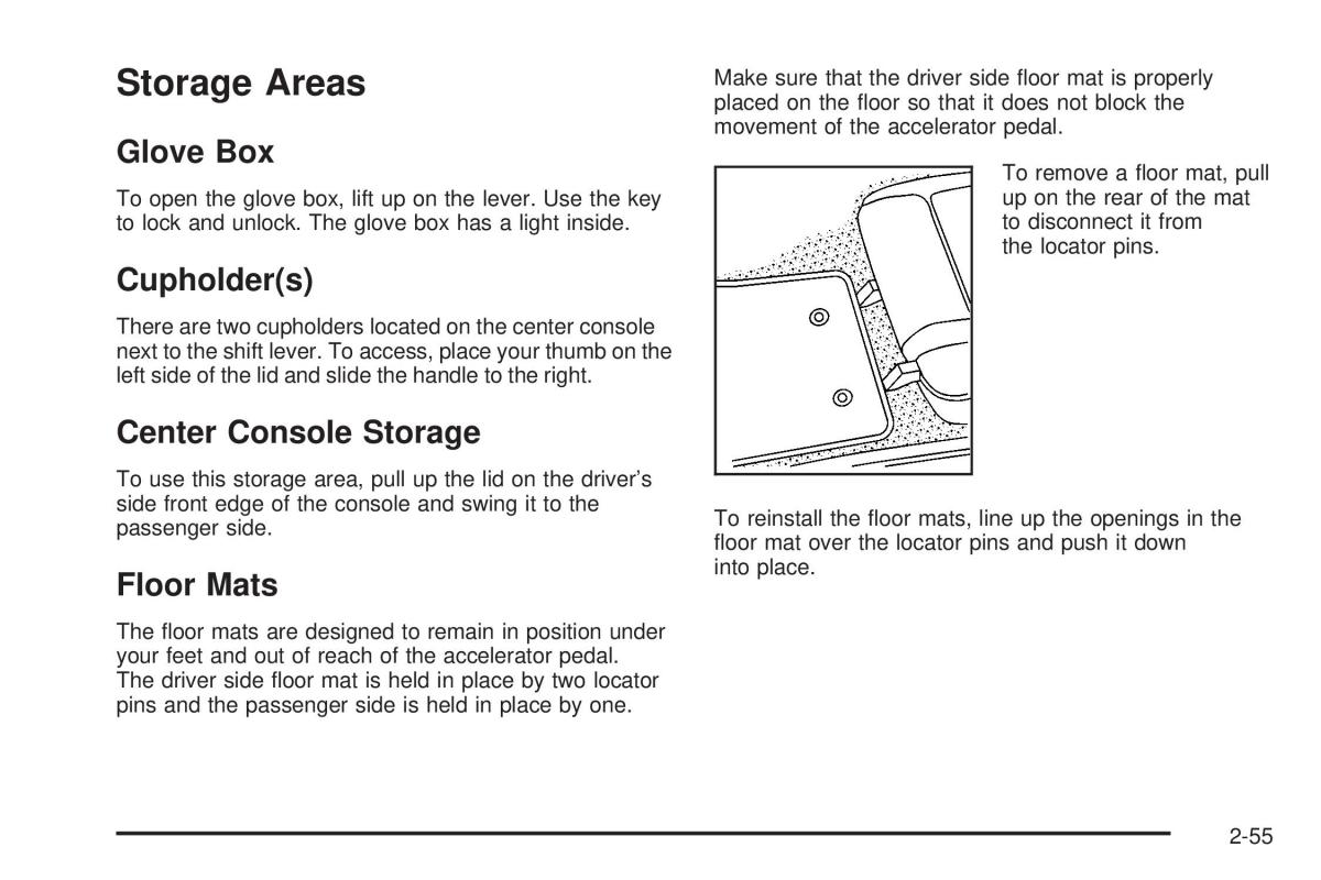 Chevrolet Corvette C5 owners manual / page 119