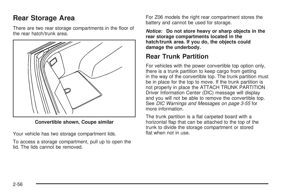 Chevrolet Corvette C5 owners manual / page 120