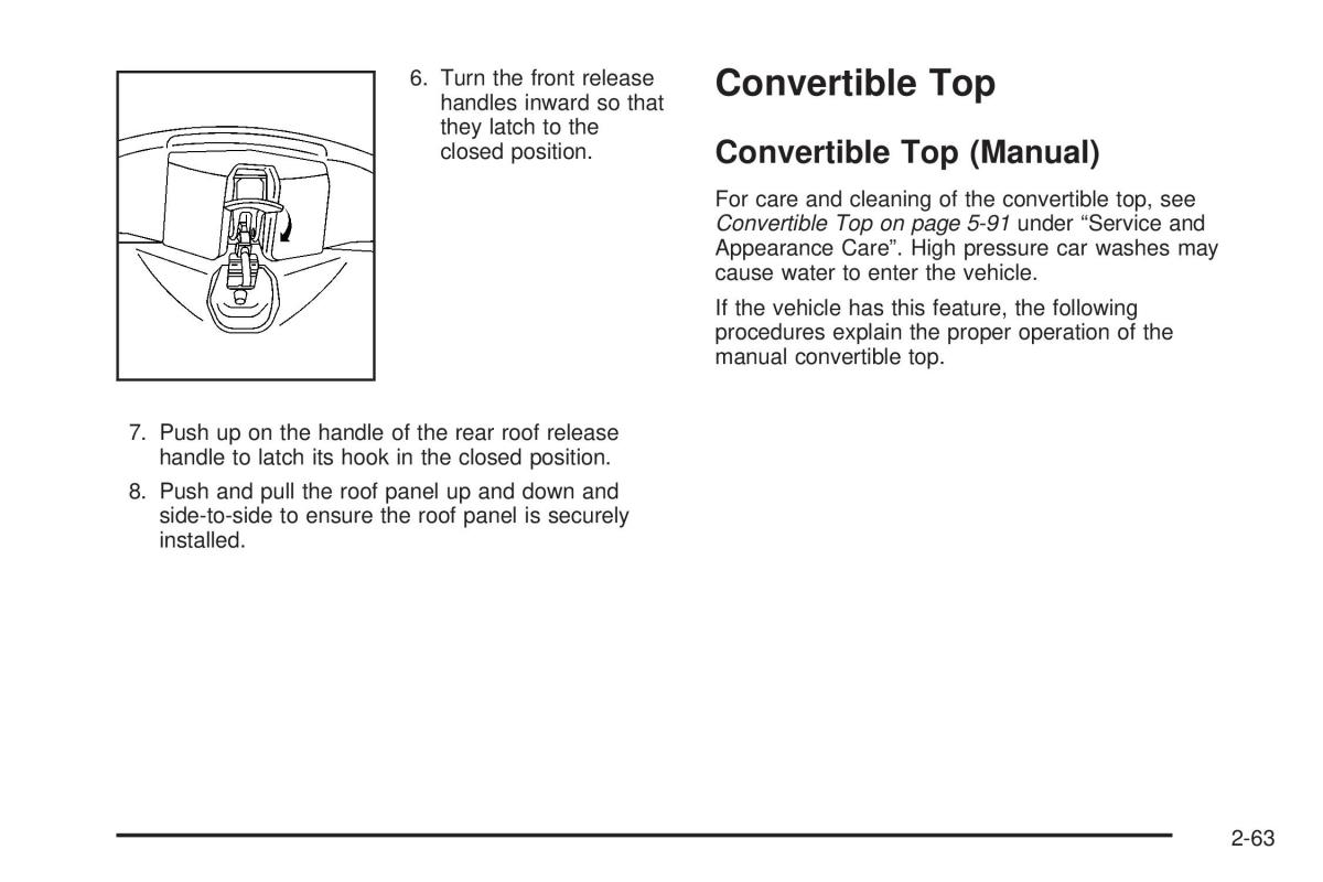 Chevrolet Corvette C5 owners manual / page 127