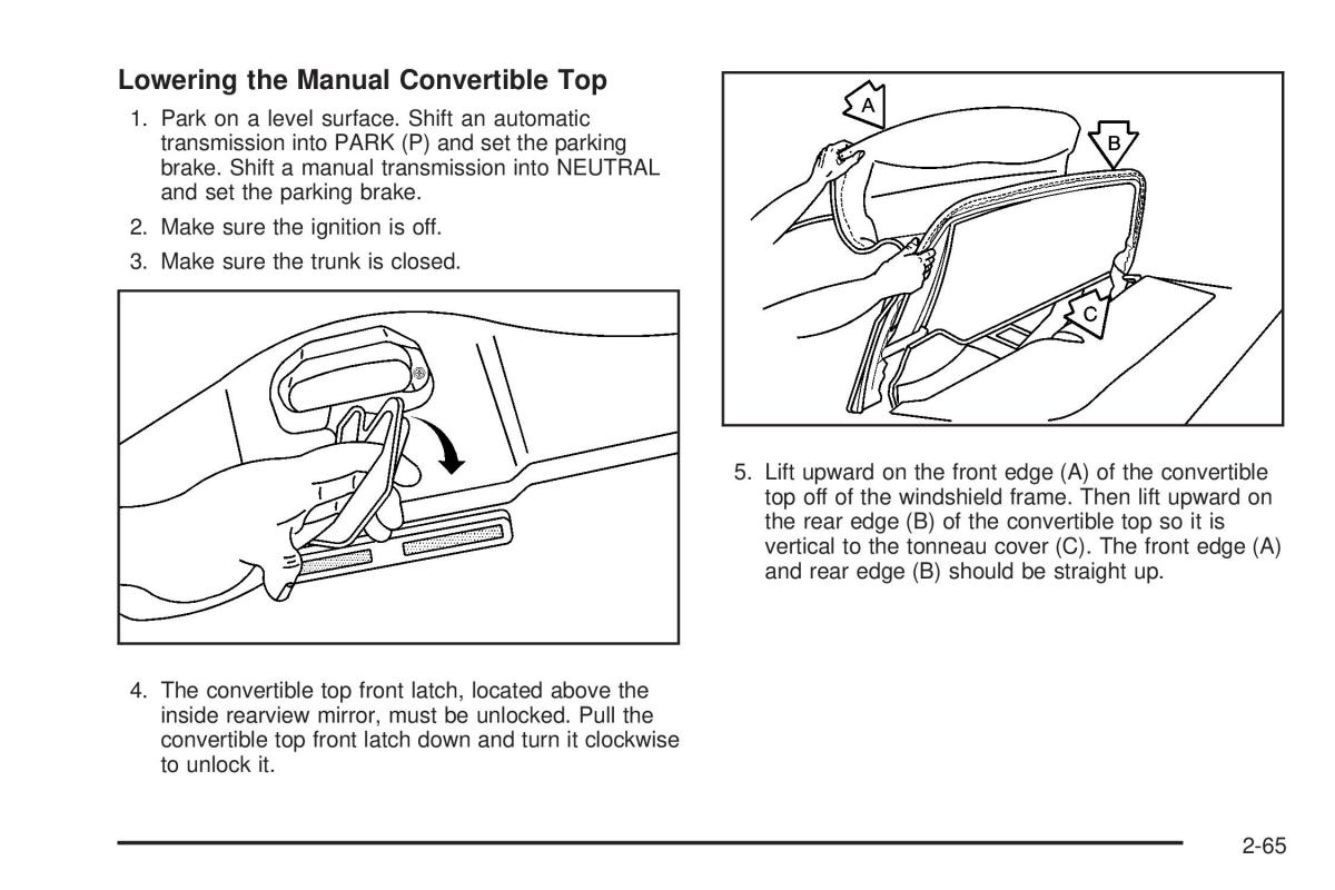 Chevrolet Corvette C5 owners manual / page 129