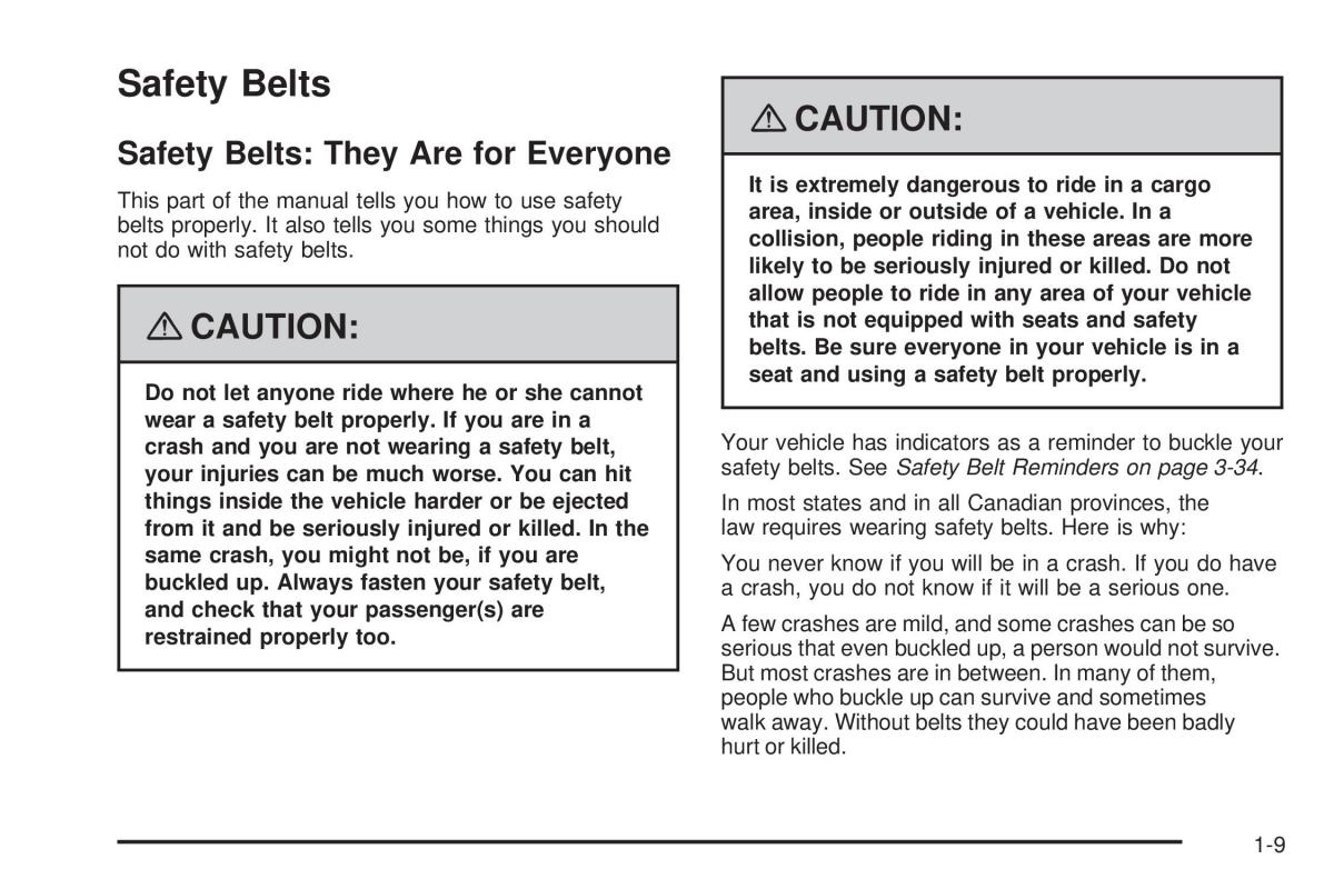 Chevrolet Corvette C5 owners manual / page 13