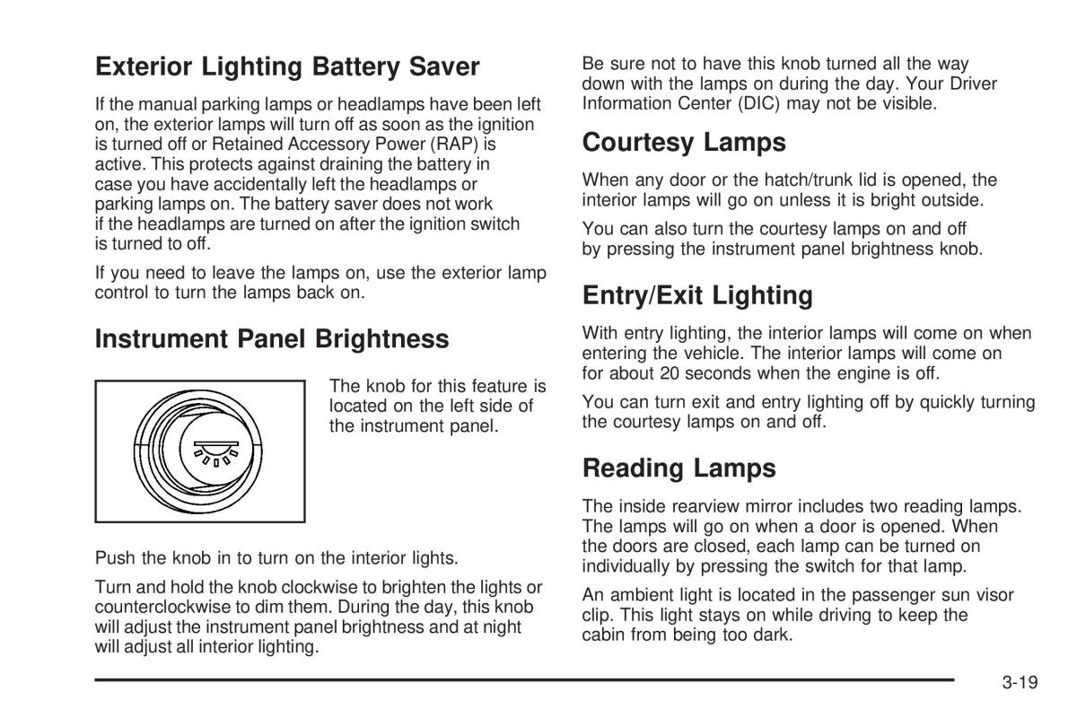 Chevrolet Corvette C5 owners manual / page 159