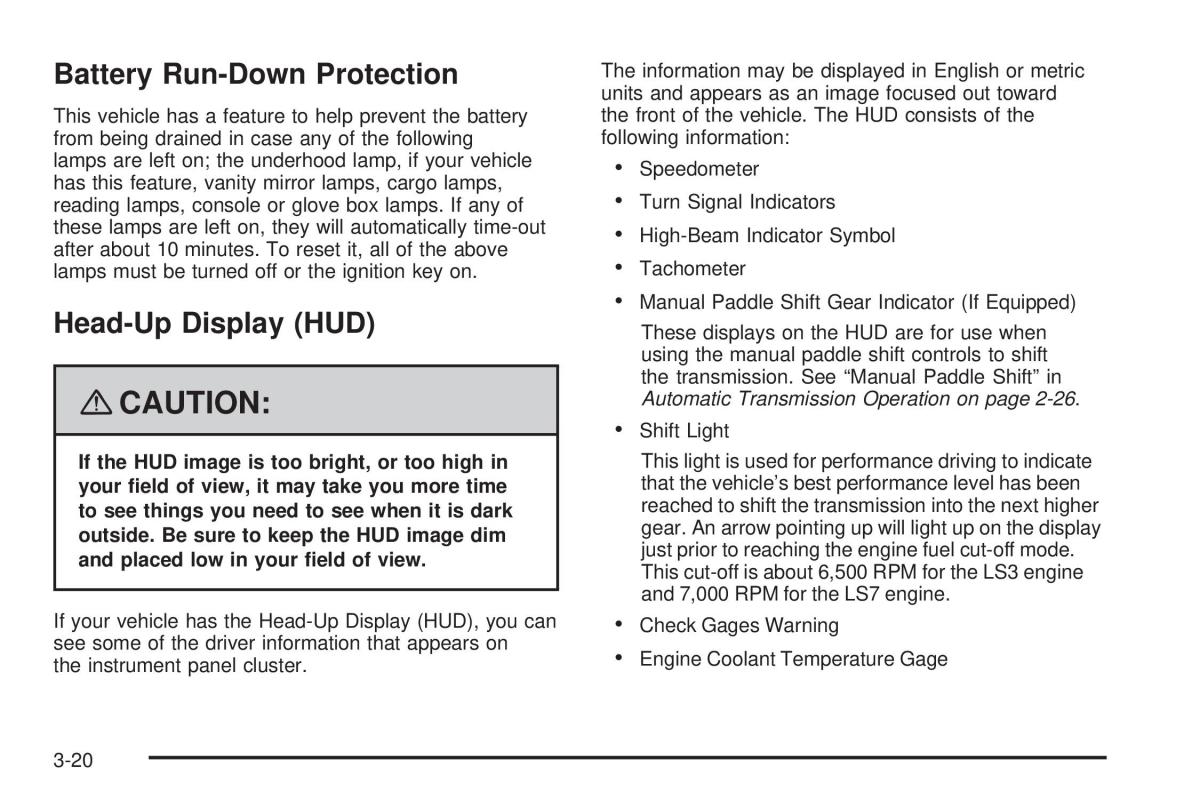 Chevrolet Corvette C5 owners manual / page 160