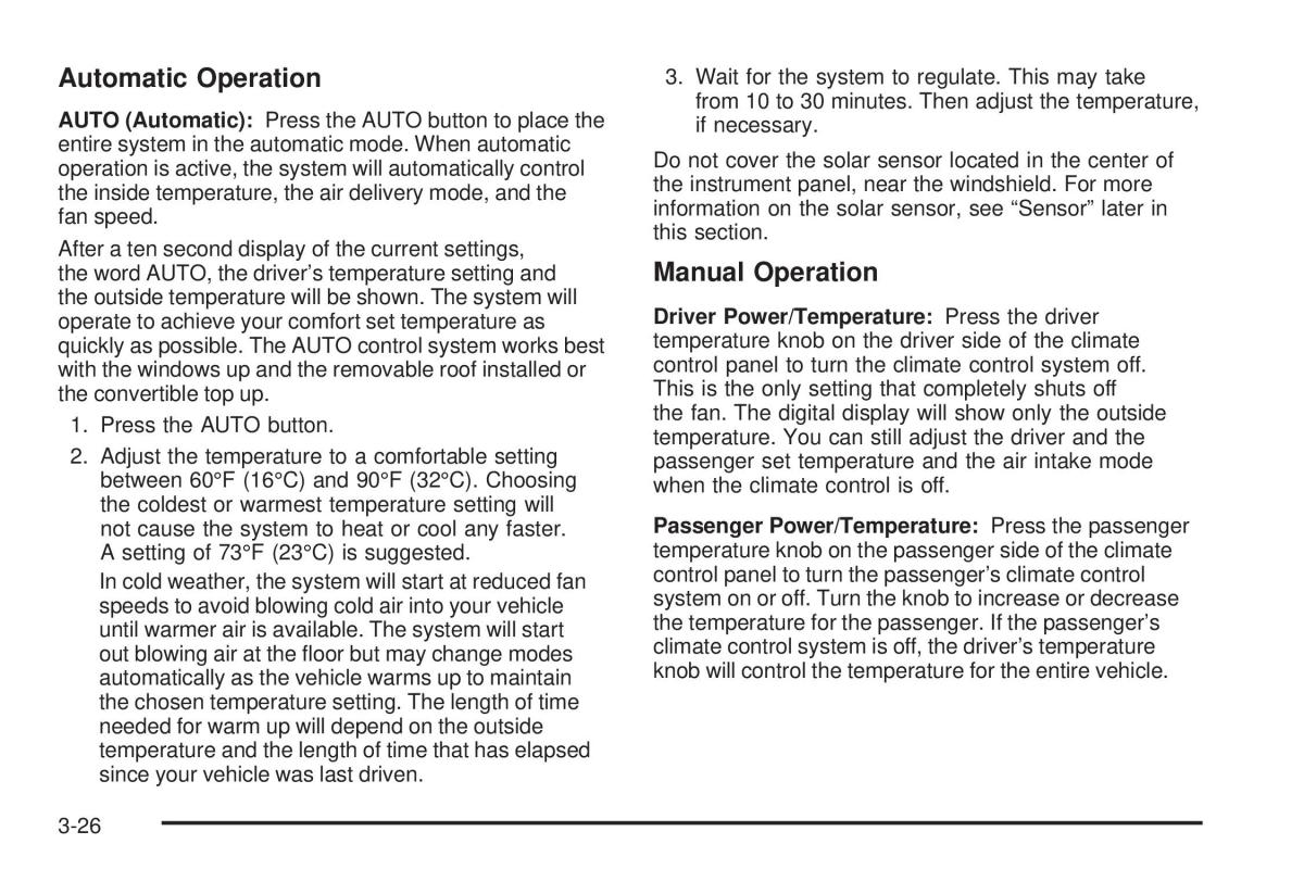 Chevrolet Corvette C5 owners manual / page 166