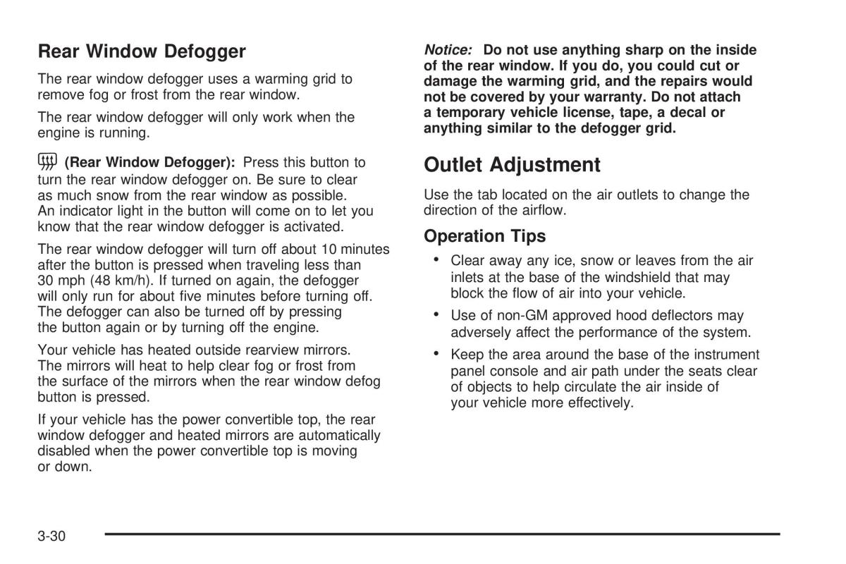 Chevrolet Corvette C5 owners manual / page 170