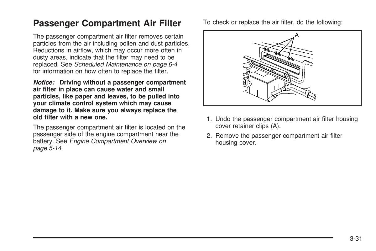 Chevrolet Corvette C5 owners manual / page 171