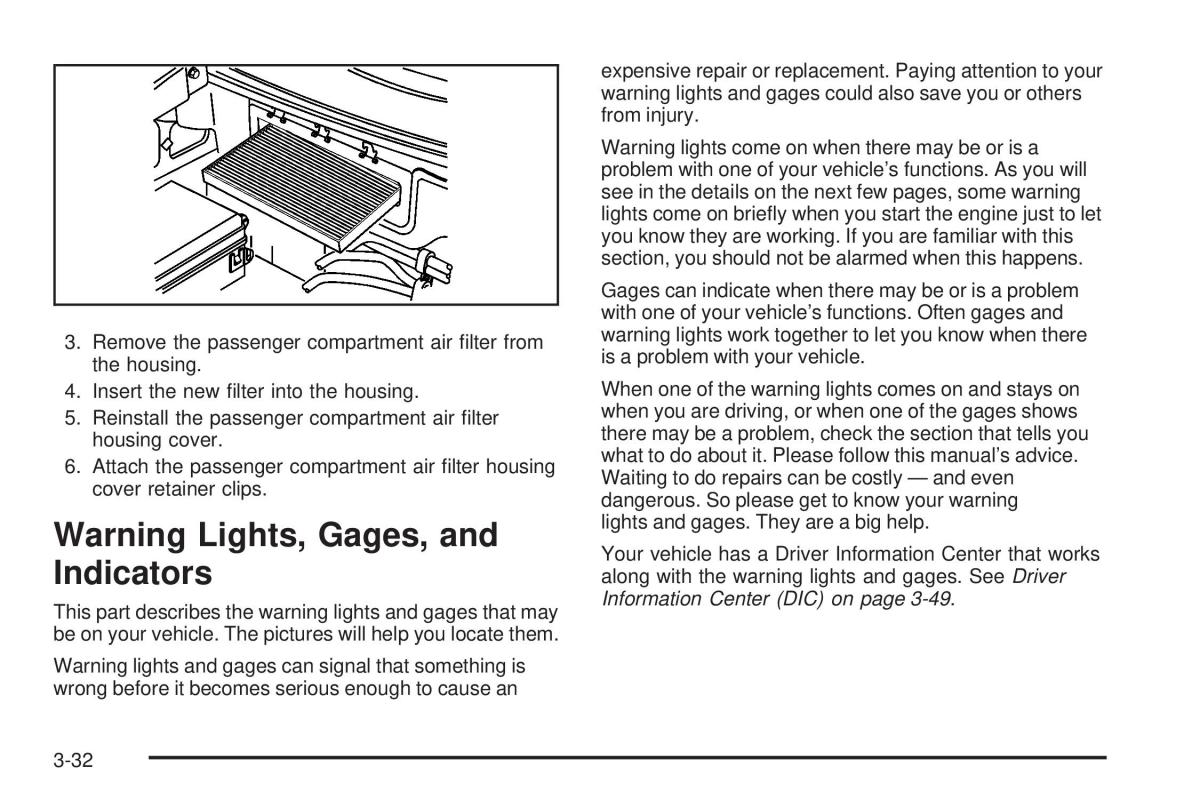 Chevrolet Corvette C5 owners manual / page 172