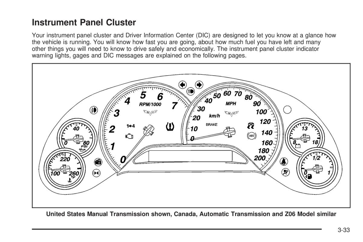 Chevrolet Corvette C5 owners manual / page 173