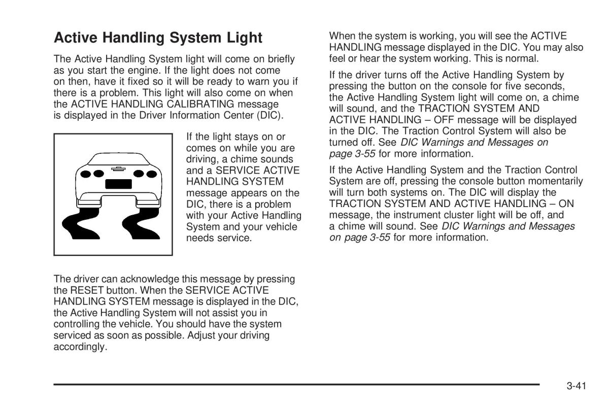 Chevrolet Corvette C5 owners manual / page 181