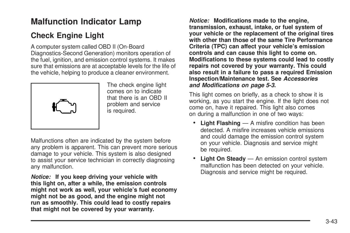 Chevrolet Corvette C5 owners manual / page 183